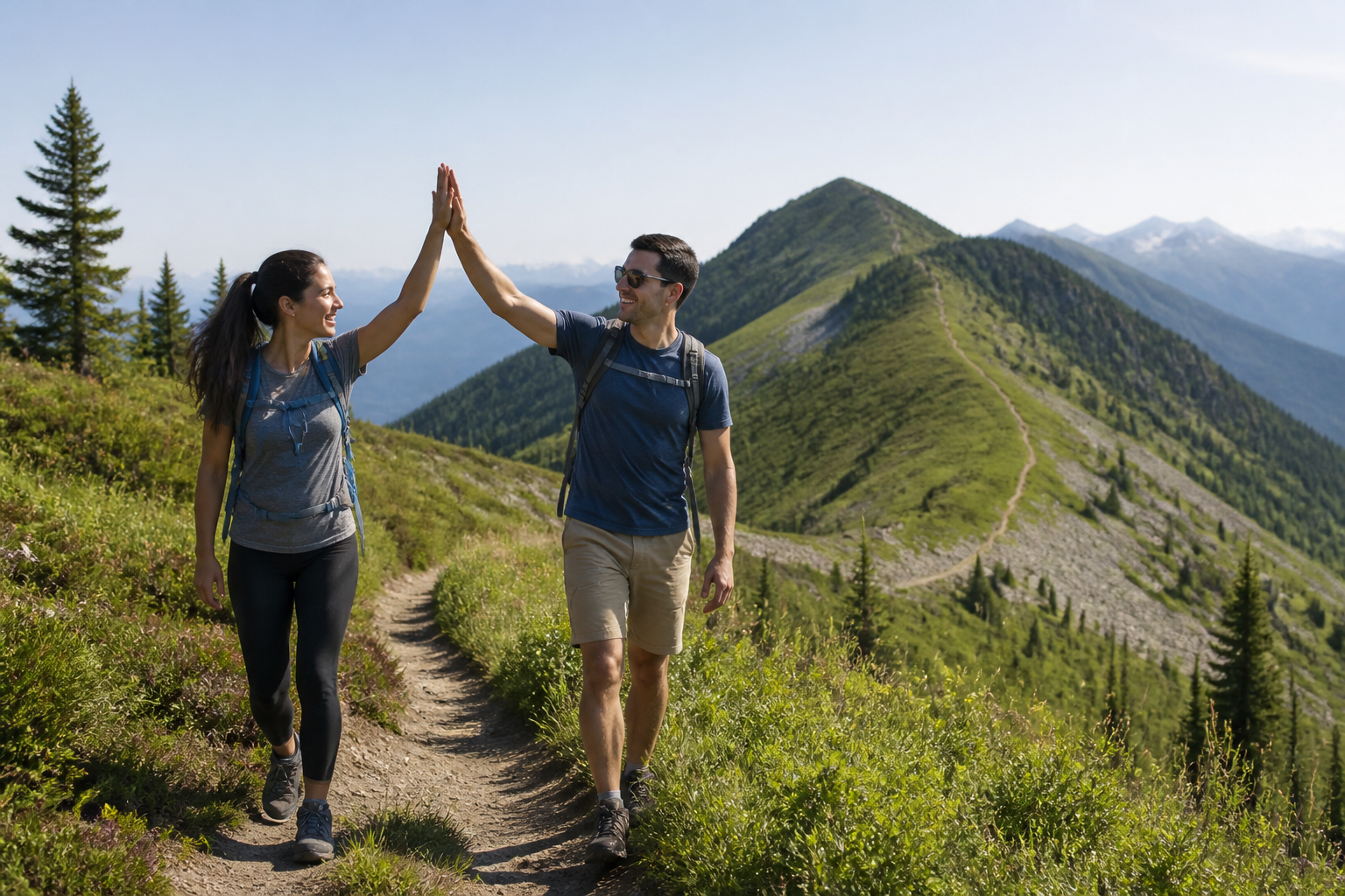 Second outdoor lifestyle ridge moment