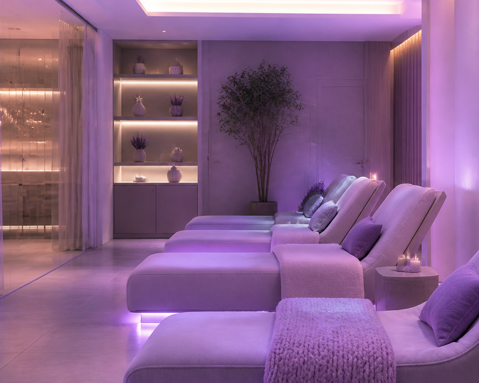 Violet Pulse Wave lounge